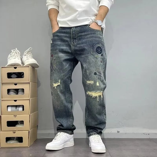 American-Style Loose Ripped Jeans – Attitude meets comfort!