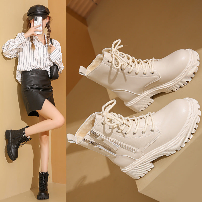 Trendy and comfortable Platform Combat Boots!