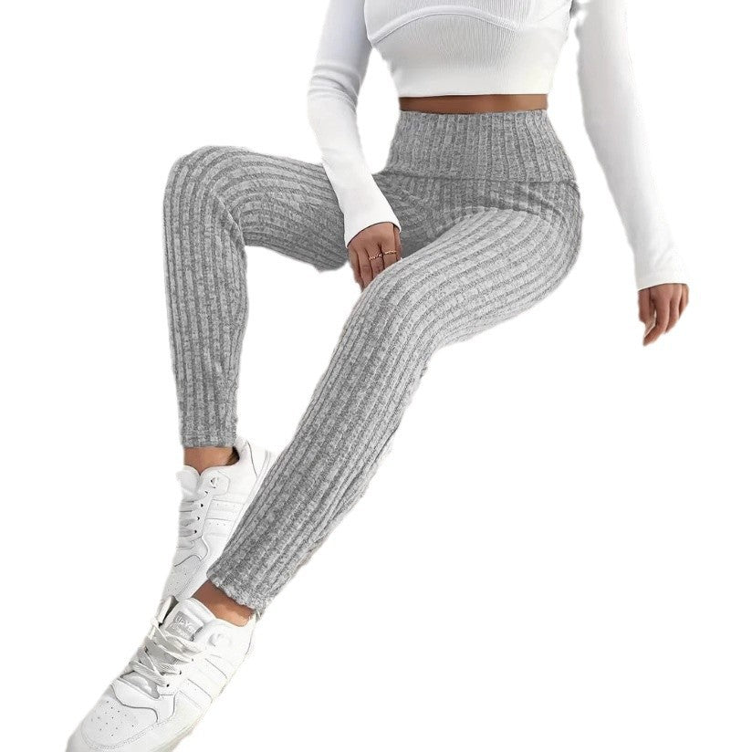 Ribbed Knit Leggings – Cozy & Stylish