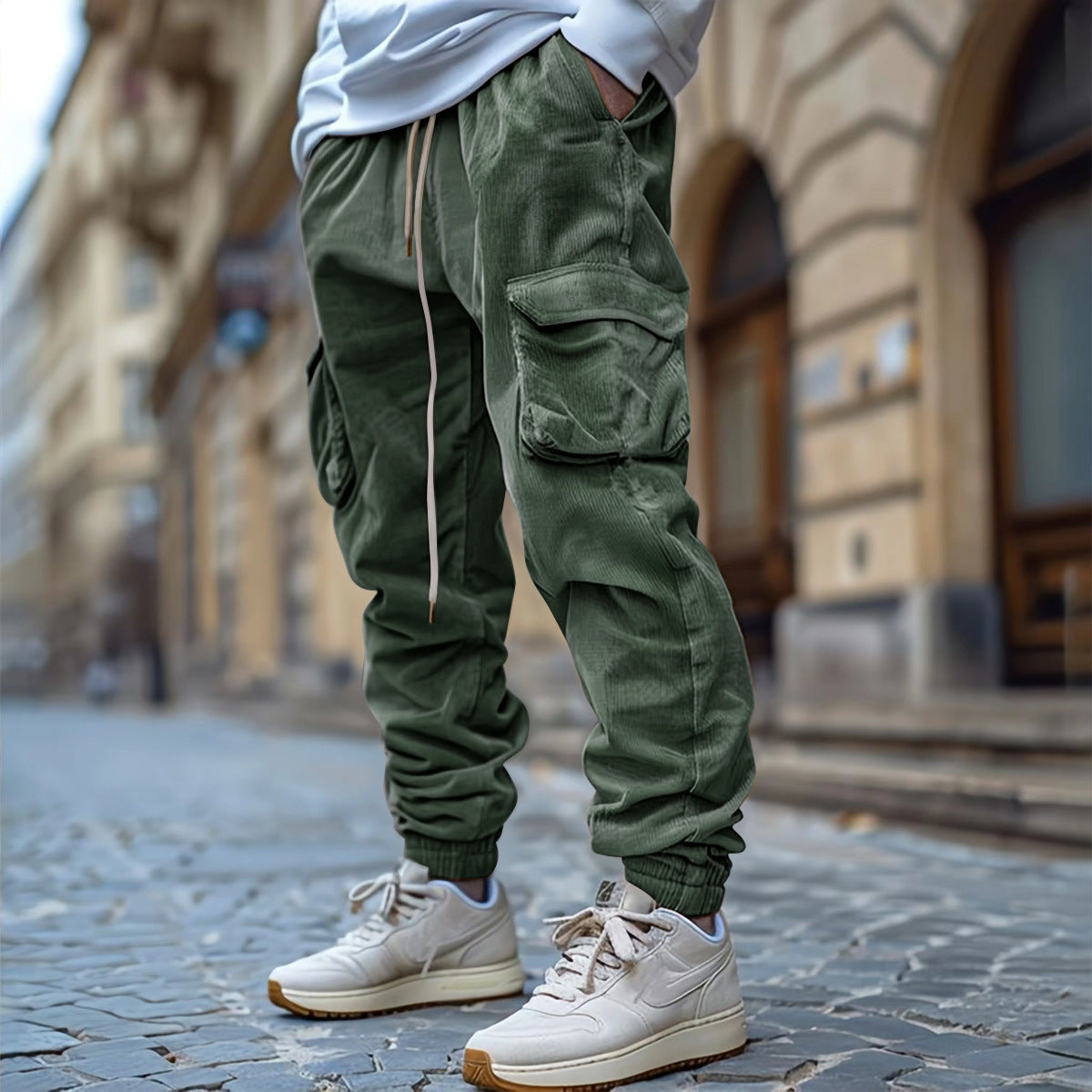 Urban Corduroy Cargo Joggers