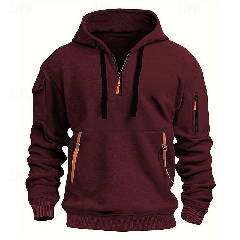 Men’s Versatile Zip Hoodie – Stylish & Comfortable Choice