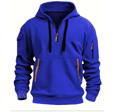 Men’s Versatile Zip Hoodie – Stylish & Comfortable Choice