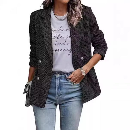 Women’s Herringbone Blazer – Timeless & Sophisticated