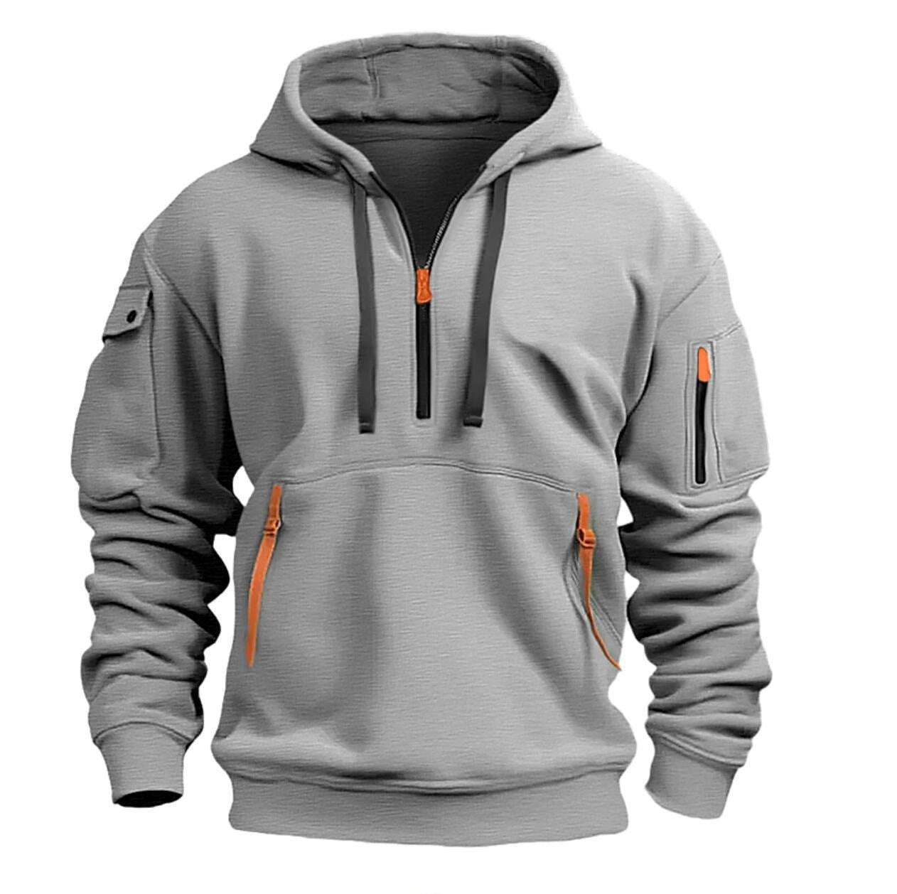 Men’s Versatile Zip Hoodie – Stylish & Comfortable Choice