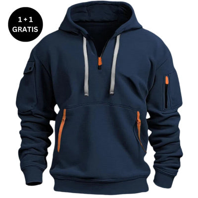 Men’s Versatile Zip Hoodie – Stylish & Comfortable Choice