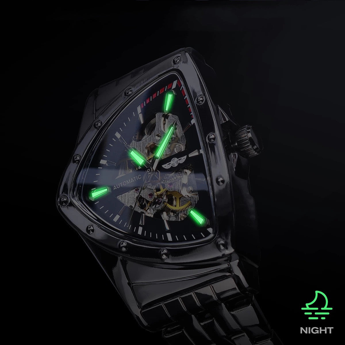 Triangular Mechanical Wristwatch – Futuristic Style and Sophisticated Mechanism