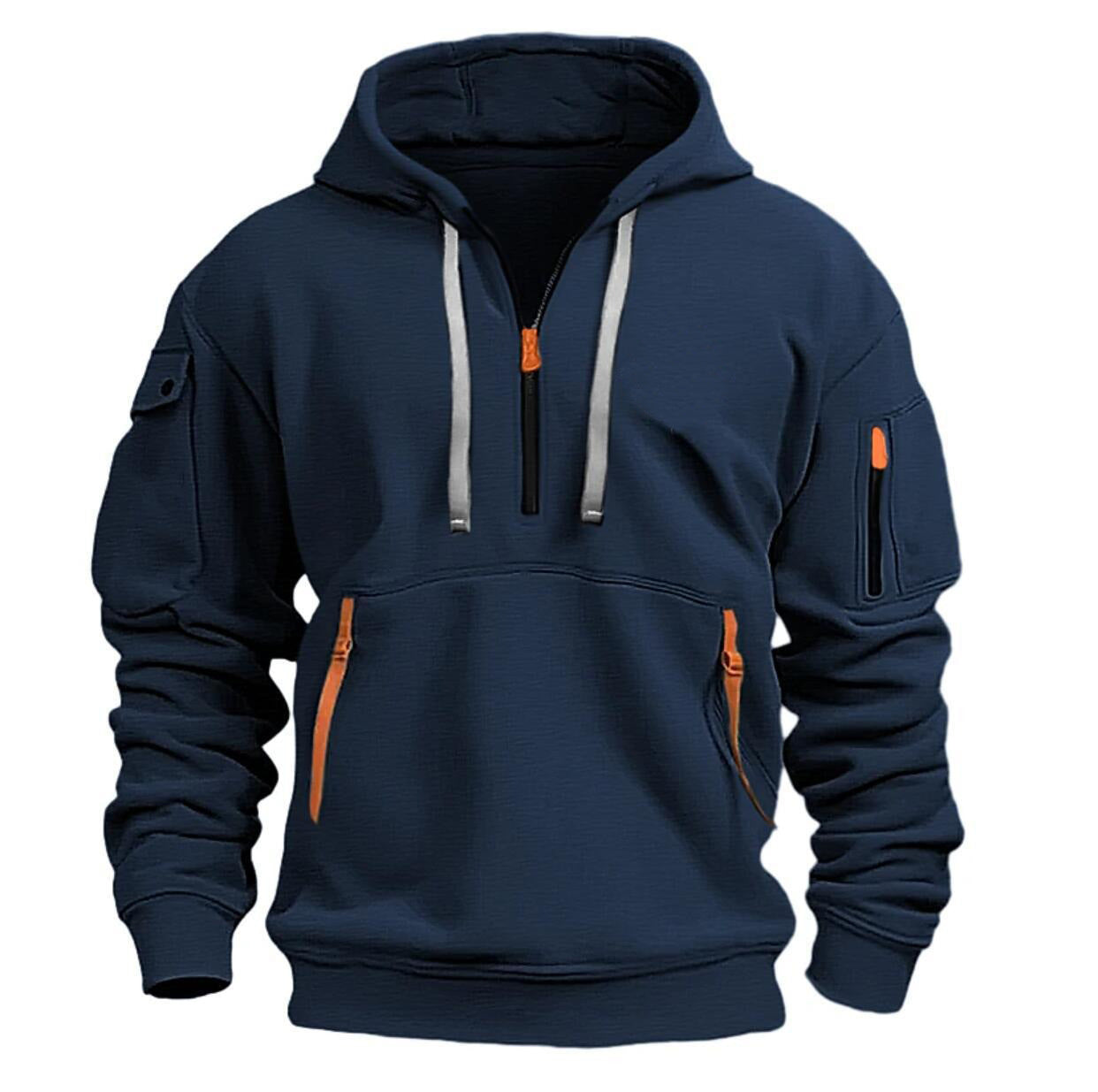 Men’s Versatile Zip Hoodie – Stylish & Comfortable Choice