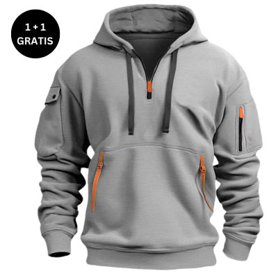 Men’s Versatile Zip Hoodie – Stylish & Comfortable Choice