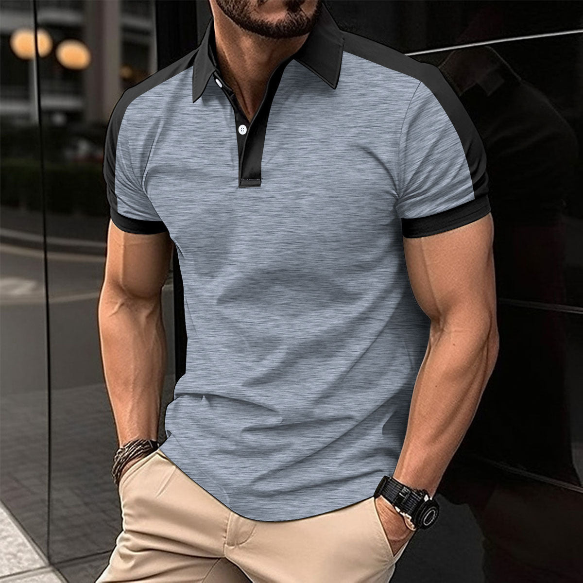 Stylish Men's Polo Shirt – Effortlessly Elegant!