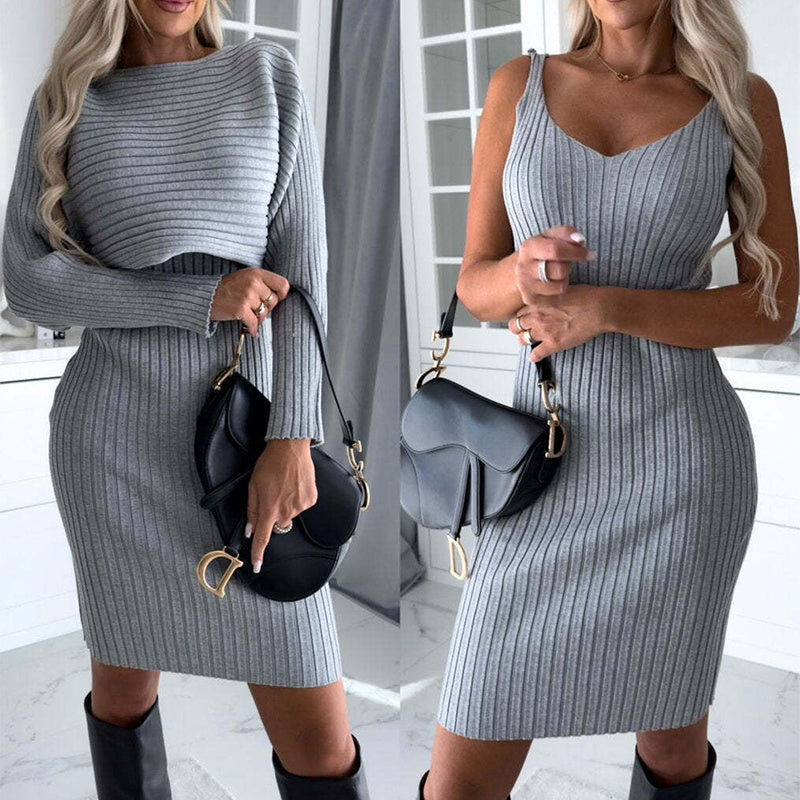 Timeless Ribbed Knit Dress – the perfect mix of femininity and comfort!