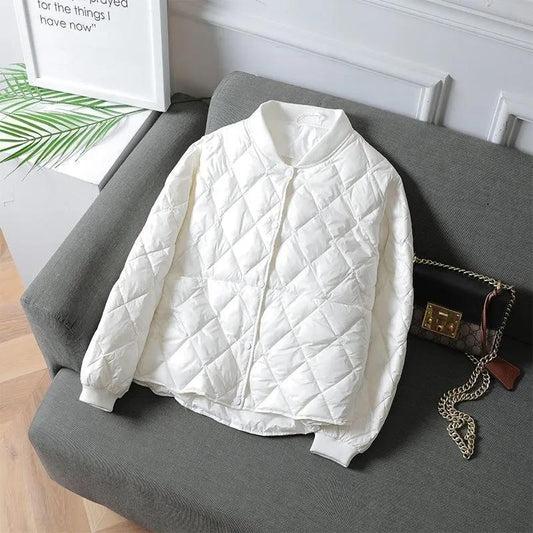 Quilted Lightweight Jacket – Timeless Elegance & Warmth