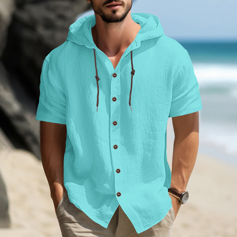 Coastal Breeze Hooded Shirt